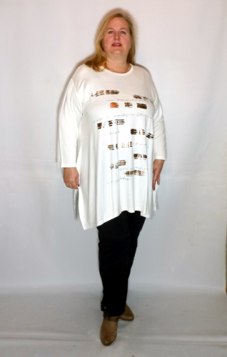 Туника "BL-7763 молочный (Турция, разные производители) — размеры 2