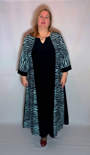 Платье "Антонина" , бирюза (Киргизия, разные фабрики) — размеры 64-66, 72-74