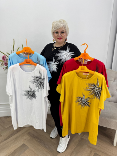 Туника 9620  (Китай, Yalina) — размеры 6XL, 7XL