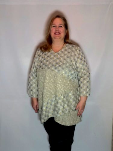 Туника "Уют" горчица (Киргизия, разные фабрики) — размеры 66