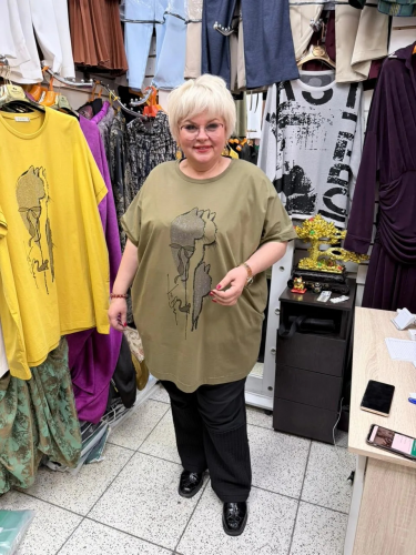 Туника "А687" (Китай, разные фабрики) — размеры 10 xl, 8 xl, 9 xl