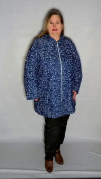 кардиган  "Джинс" цветочки